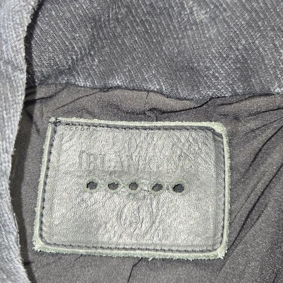 BlankNYC Women Small Jacket Dual Zipper Crepe Mesh Asymmetrical Motor City Moto - Picture 2 of 16